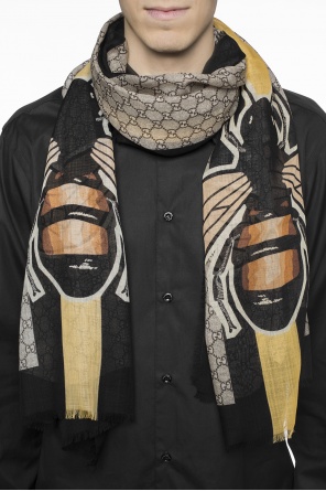 'web' scarf, zdjęcie 2 'web' scarf od Gucci